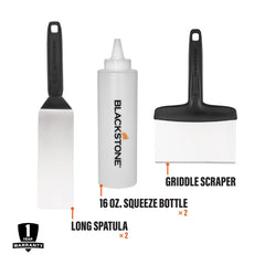 5 Piece Professional Griddle Toolkit