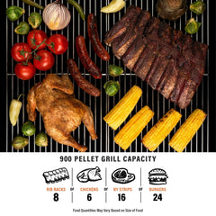 900 Pellet Grill Airfryer Combo