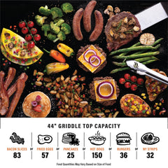44" Griddle with Hard Cover
