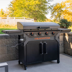 Iron Forged 36” Griddle with Cabinet