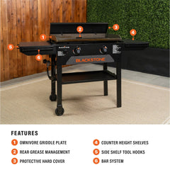 28" Griddle with Hard Cover Bundle