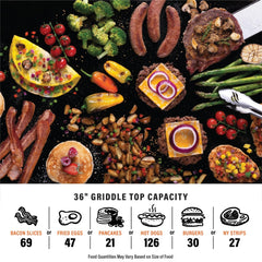 Original 36” Griddle Airfryer Combo (Natural Gas)