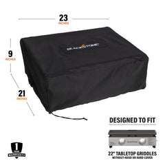 22" Tabletop Griddle Cover
