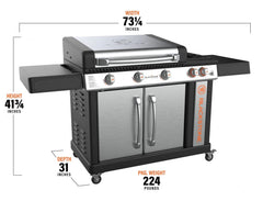 28" XL Griddle Rangetop Combo